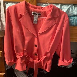 Peach blazer
